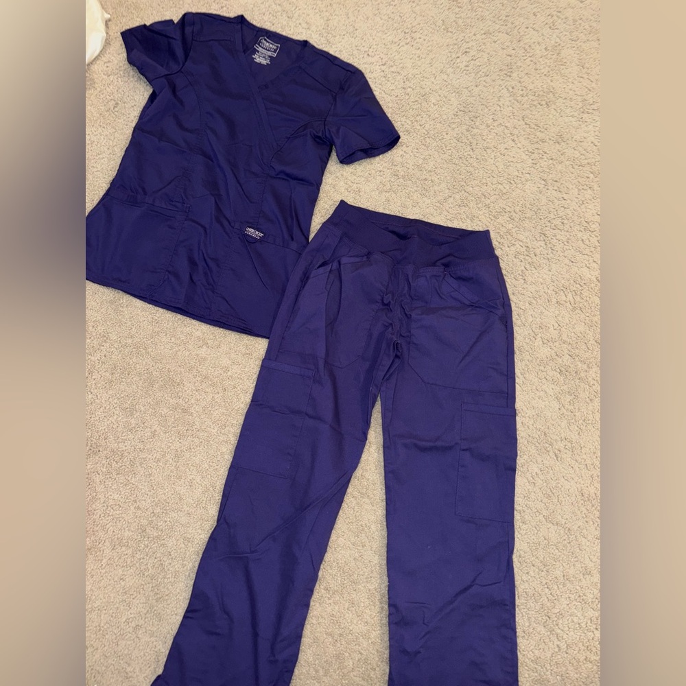 Purple Womens Cherokee Scrubs